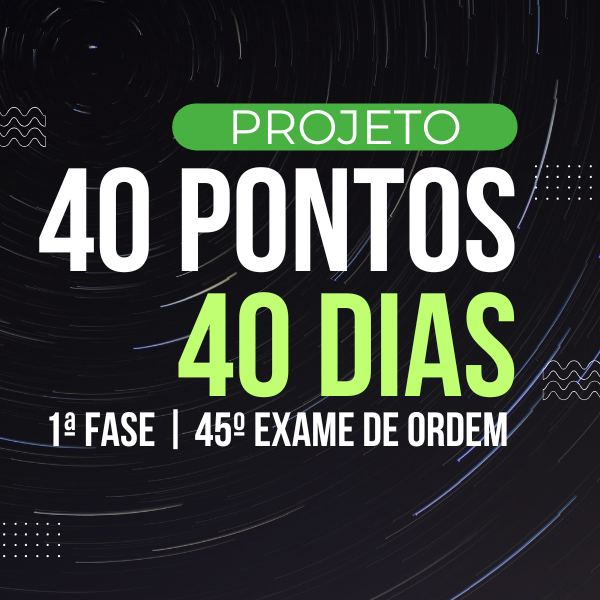 Projeto 40 pontos em 40 dias