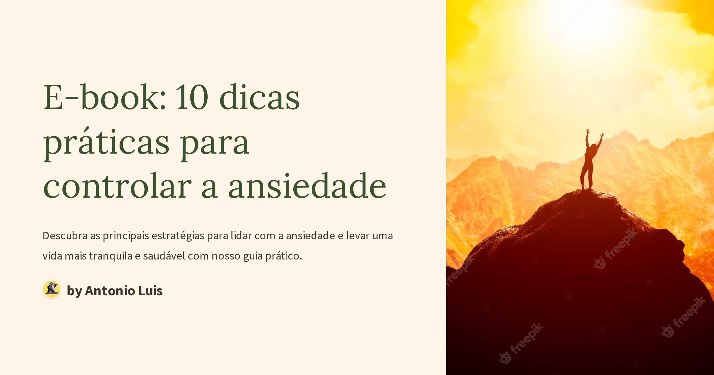 10 dicas práticas para controlar a ansiedade - Antonio João Luís