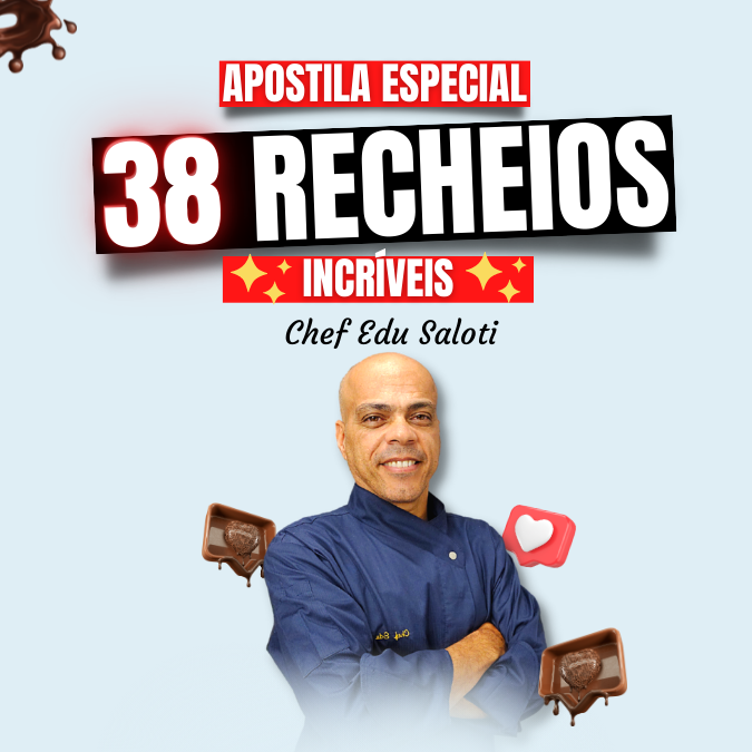 Imagem de capa para o Curso online Apostila de 60 Recheios do Chef Edu Saloti