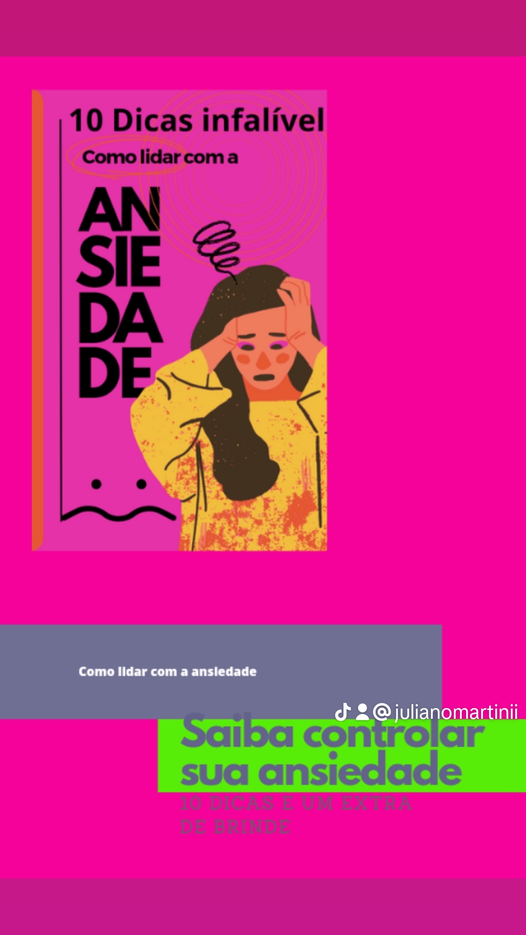 10 dicas para controlar a ansiedade - Juliano martinii | Hotmart