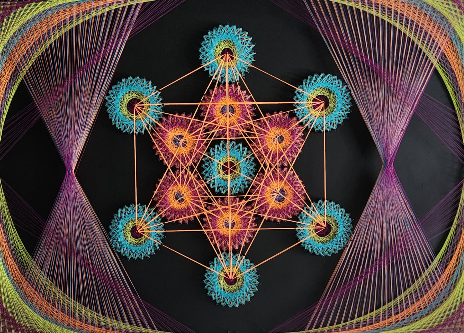 Print arte digital string art