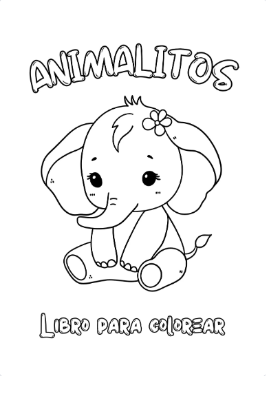 Libro de animales para Colorear Bonito para imprimir | Hotmart