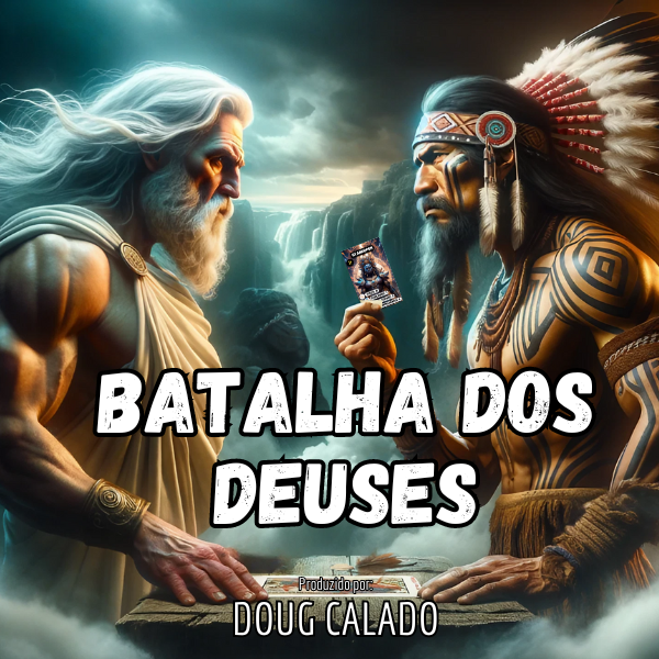 Jogo de cartas: Batalha dos deuses.