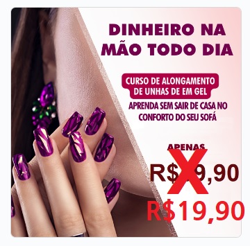VÍDEO AULA ALONGAMENTO DE UNHAS