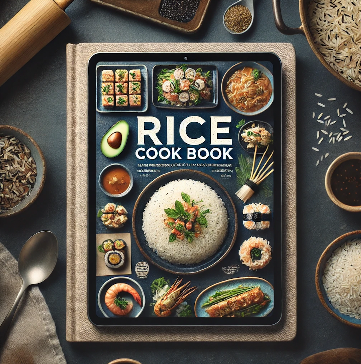 E- Book | Rice Cook Book | 973 Recipes