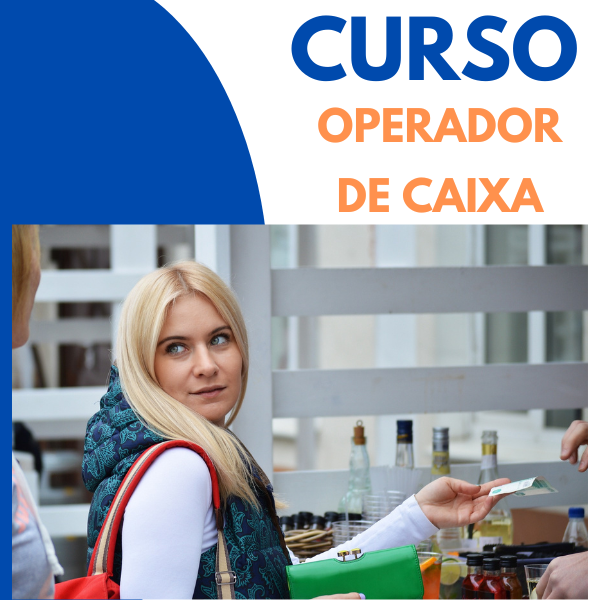 Imagem de capa para o Ebook Curso Operador de Caixa