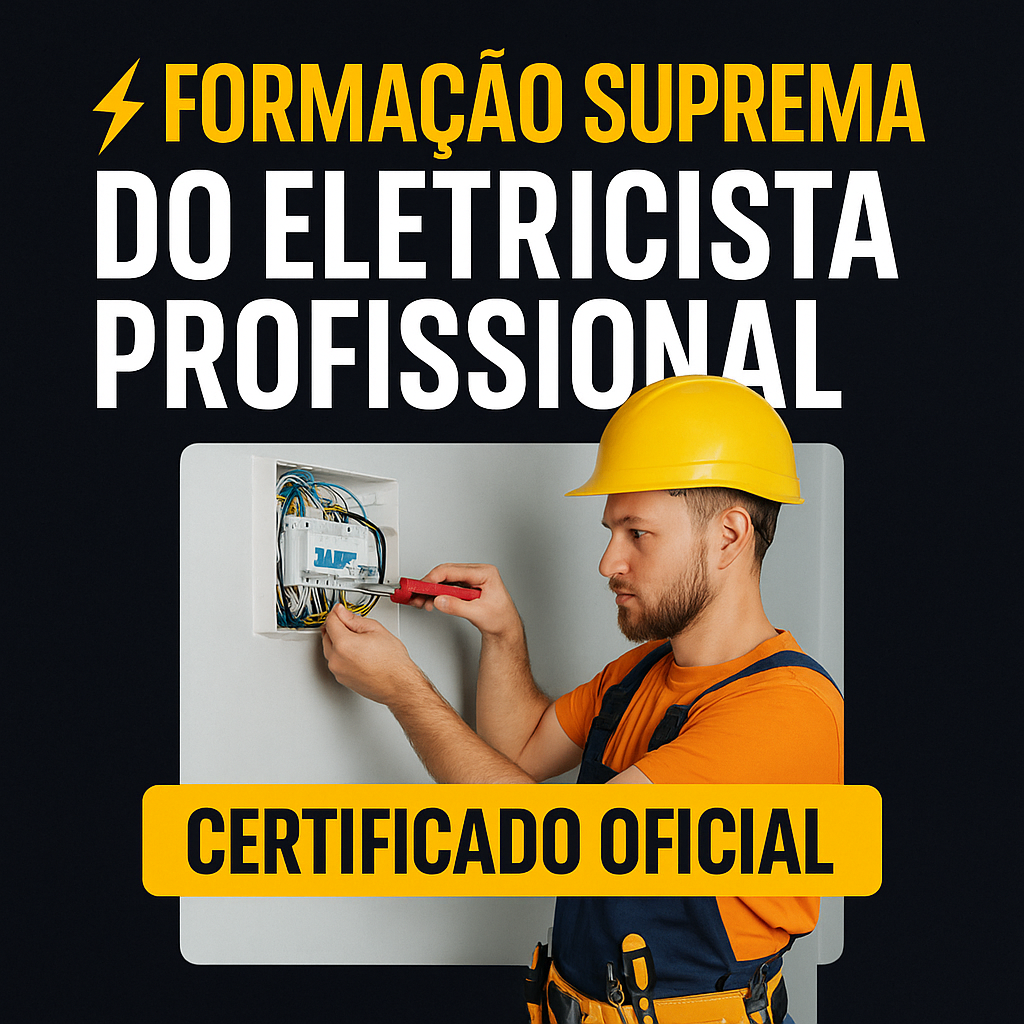 Formação Suprema do Eletricista Profissional – Certificado Oficial