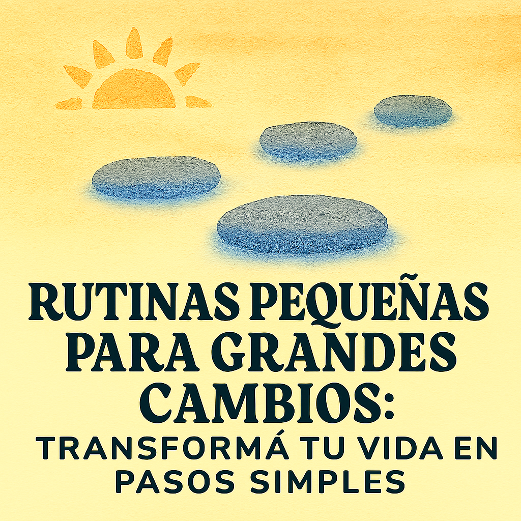 🌞 Rutinas Pequeñas para Grandes Cambios: Transformá tu Vida en Pas...
