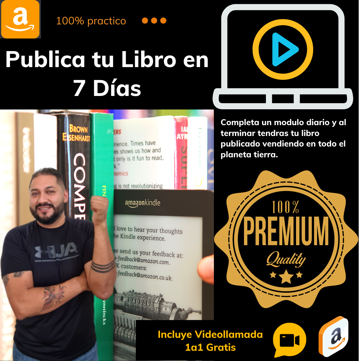 Imagen de portada para Curso online Publica Tu Libro en 7 Días