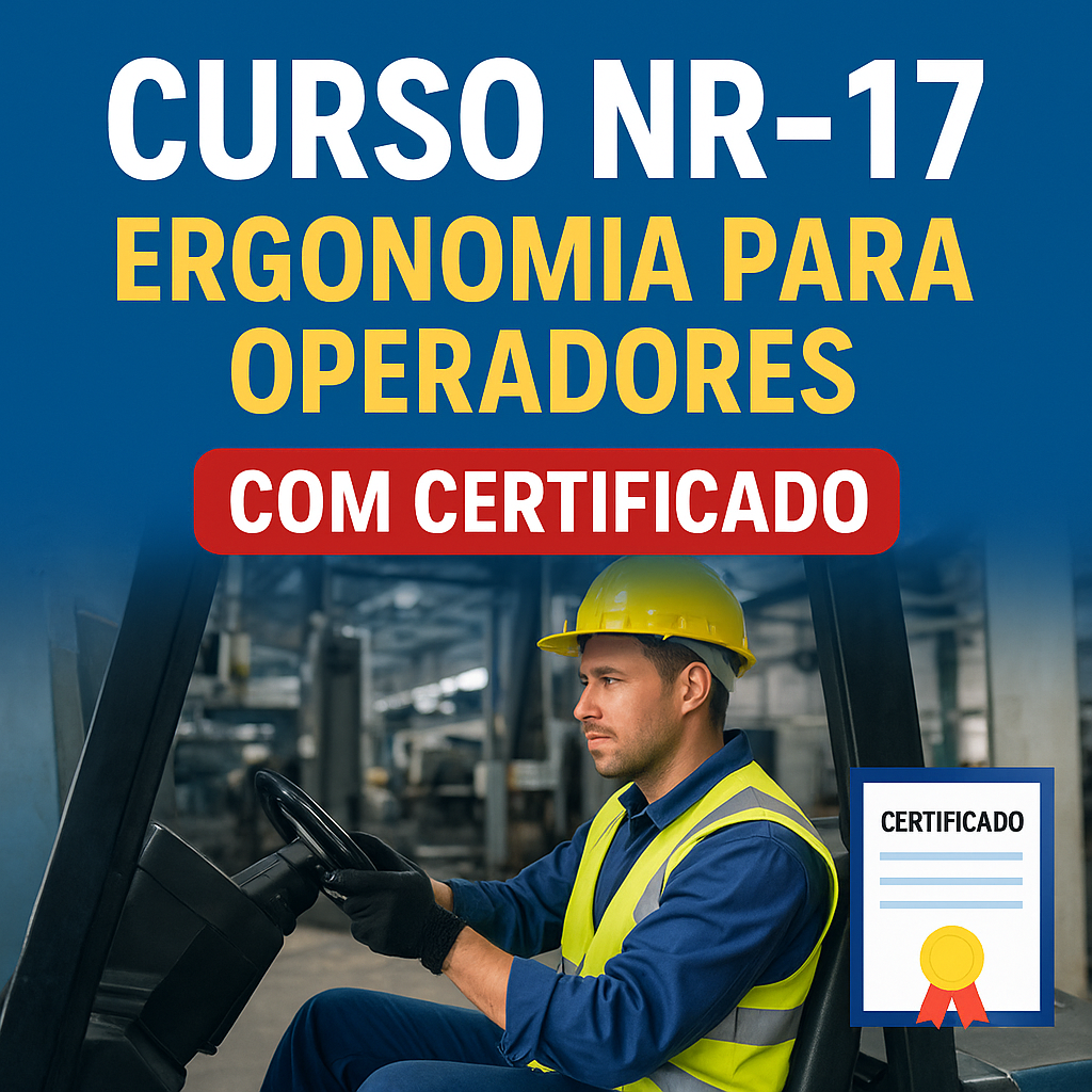 Curso NR-17 Ergonomia para Operadores Com Certificado