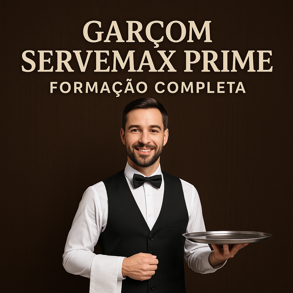 Garçom ServeMax Prime – Formação Completa - Júlia Fernandes de s s...