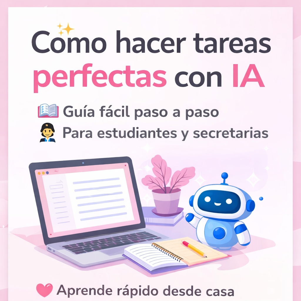 Cómo hacer tareas perfectas con Inteligencia Artificial - Marieti C...