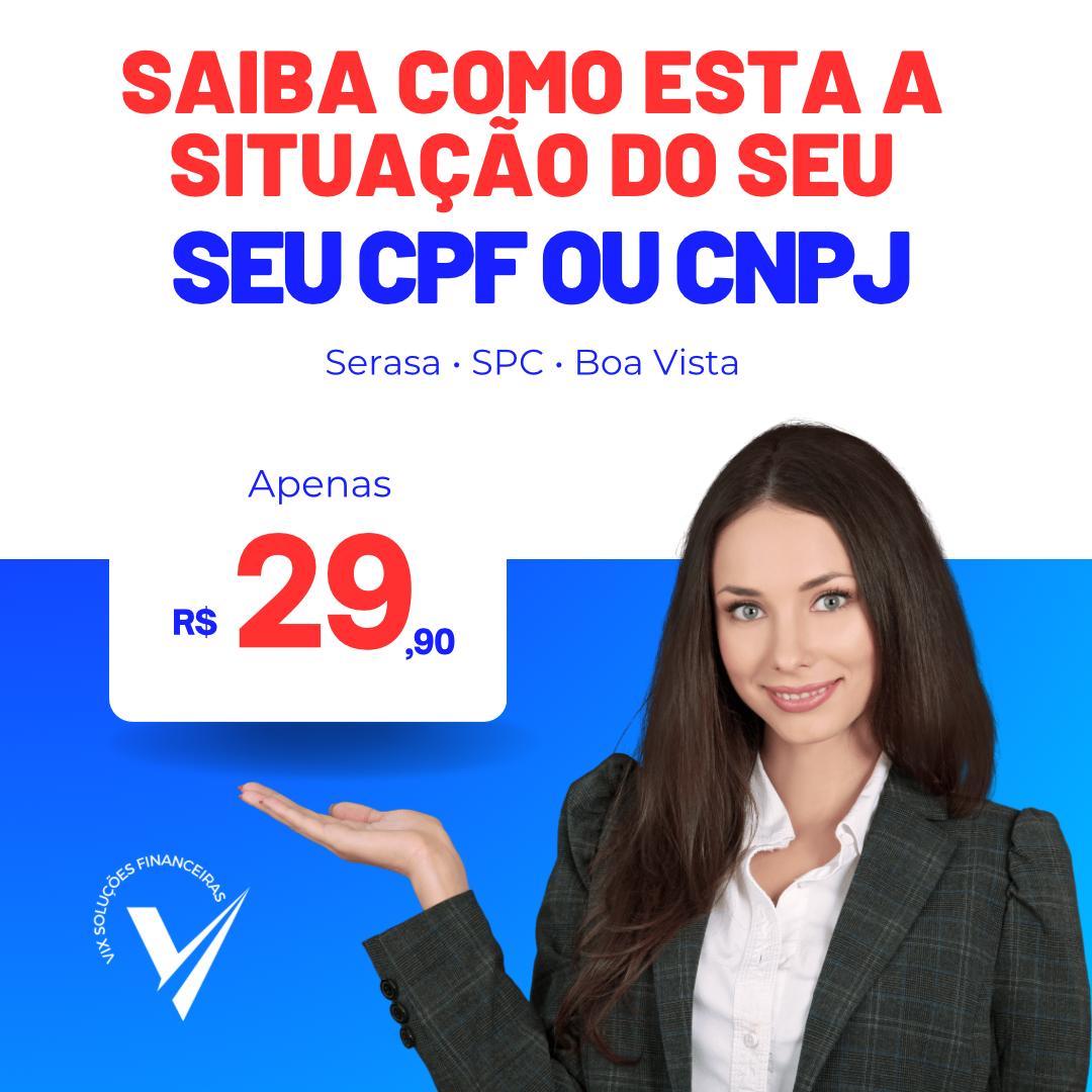 Consulte seu cpf ou cnpj