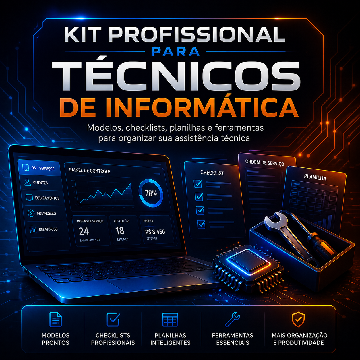 Kit Profissional para Técnicos de Informática