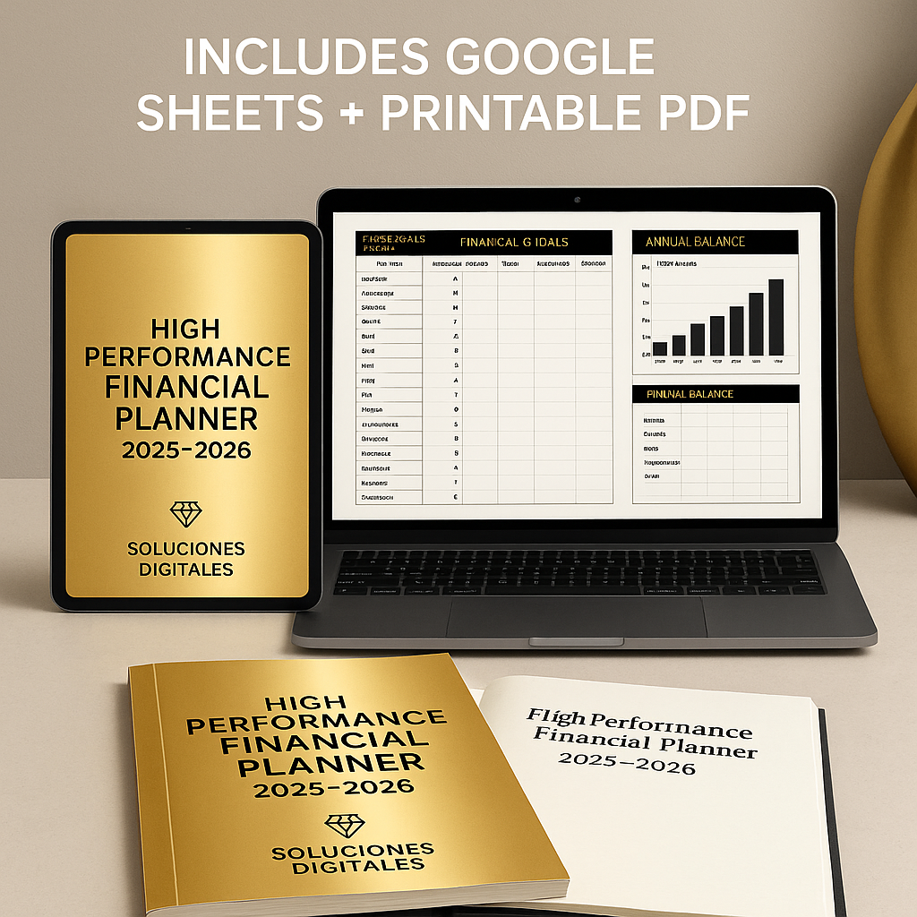 High Performance Planner Example High Performance Financial Planner 2025-2026