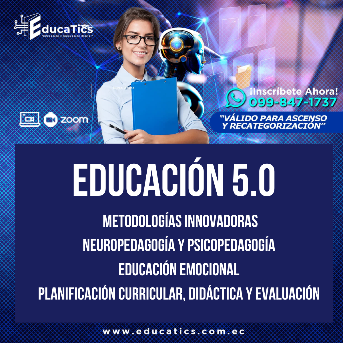 CURSO EN EDUCACIÓN 5.0