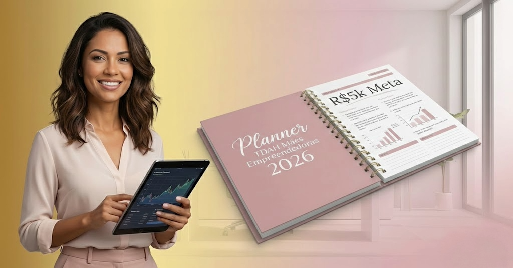 Planner TDAH Mães Empreendedoras 2026