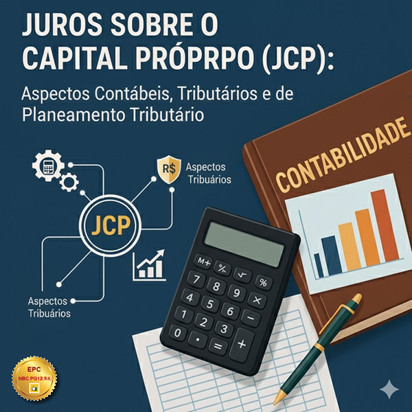 JUROS SOBRE O CAPITAL PRÓPRIO (JCP): Aspectos Contábeis, Tributários e de Planejamento Tributário (Pontuação no PEPC)