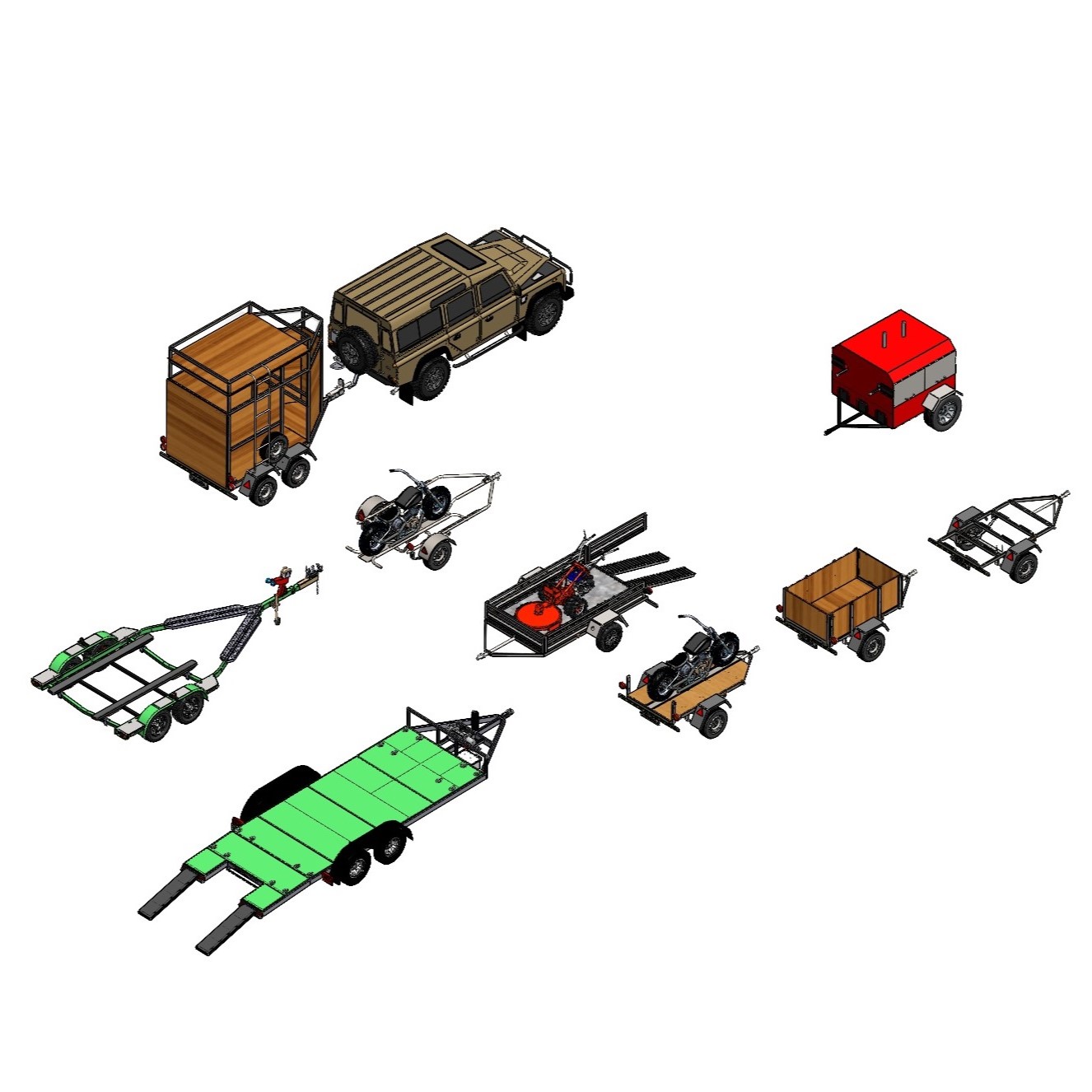 Imagem de capa para o Curso online PROJETOS - Reboque para Cavalo - Reboque para Moto - Reboque para Barco - Reboque Carretinha
