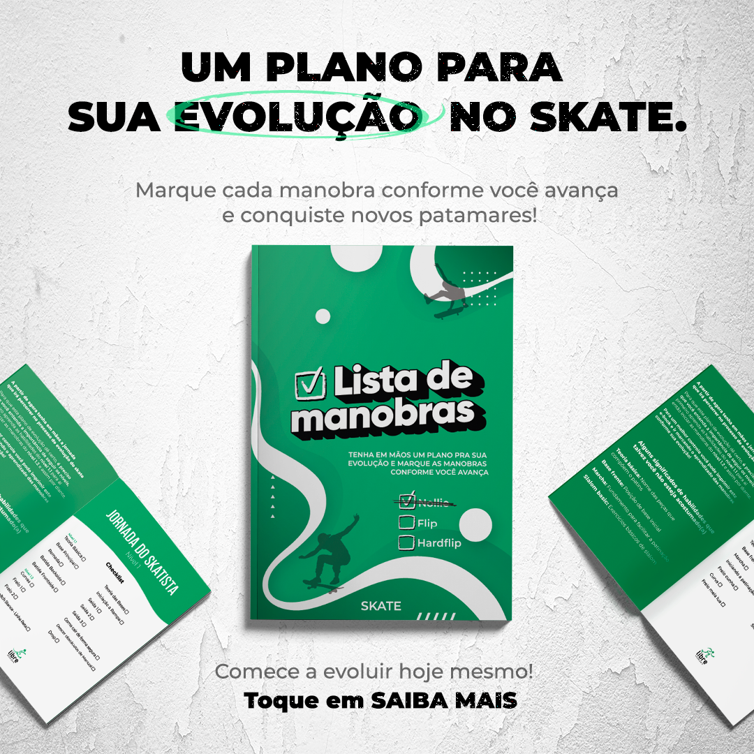 E-BOOK + SHEETS - LISTA DE MANOBRAS SKATE 