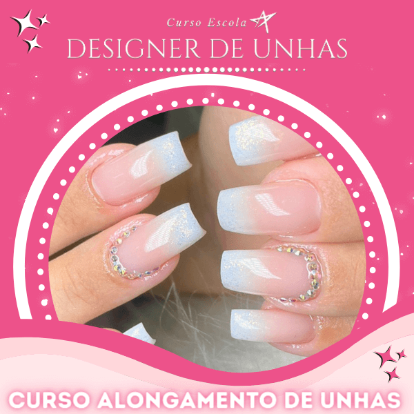 CURSO ALONGAMENTO DE UNHAS COM MAIS DE 50 VÍDEO AULAS
