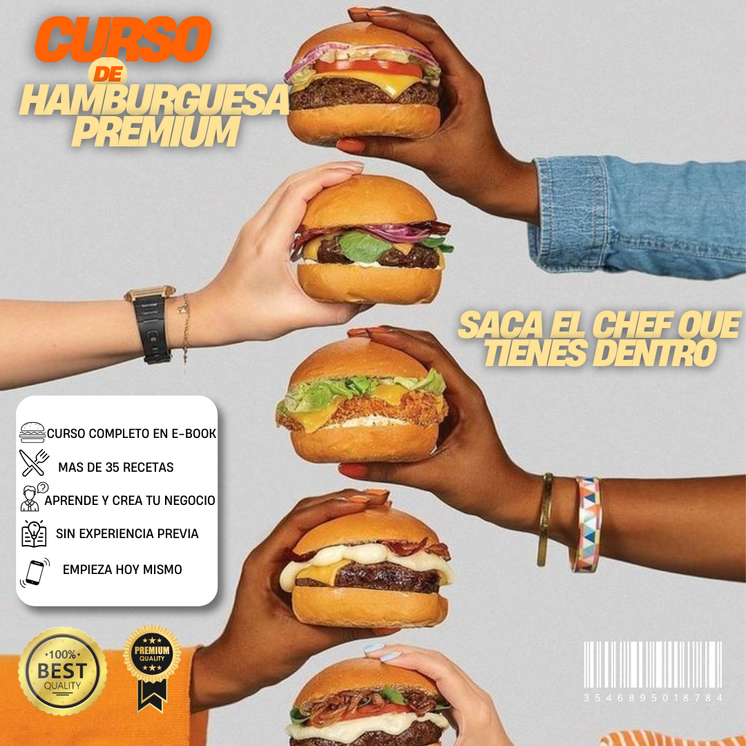 Burger Boss:El Manual del Maestro Hamburguesero - Mateorb | Hotmart