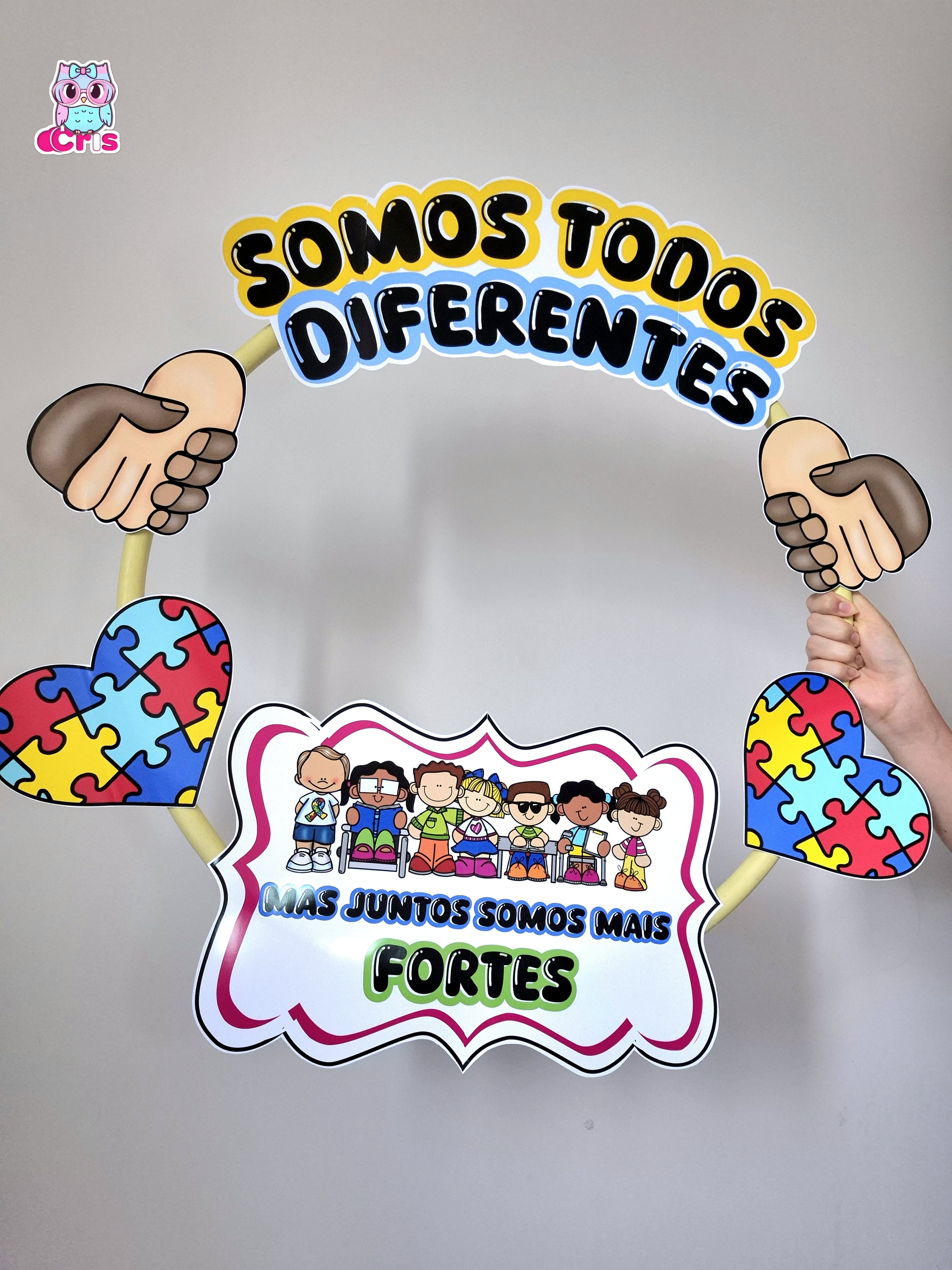 Imagem de capa para o Ebook ⭕🤎💙❤️💛  BAMBOLÊ DAS DIFERENÇAS