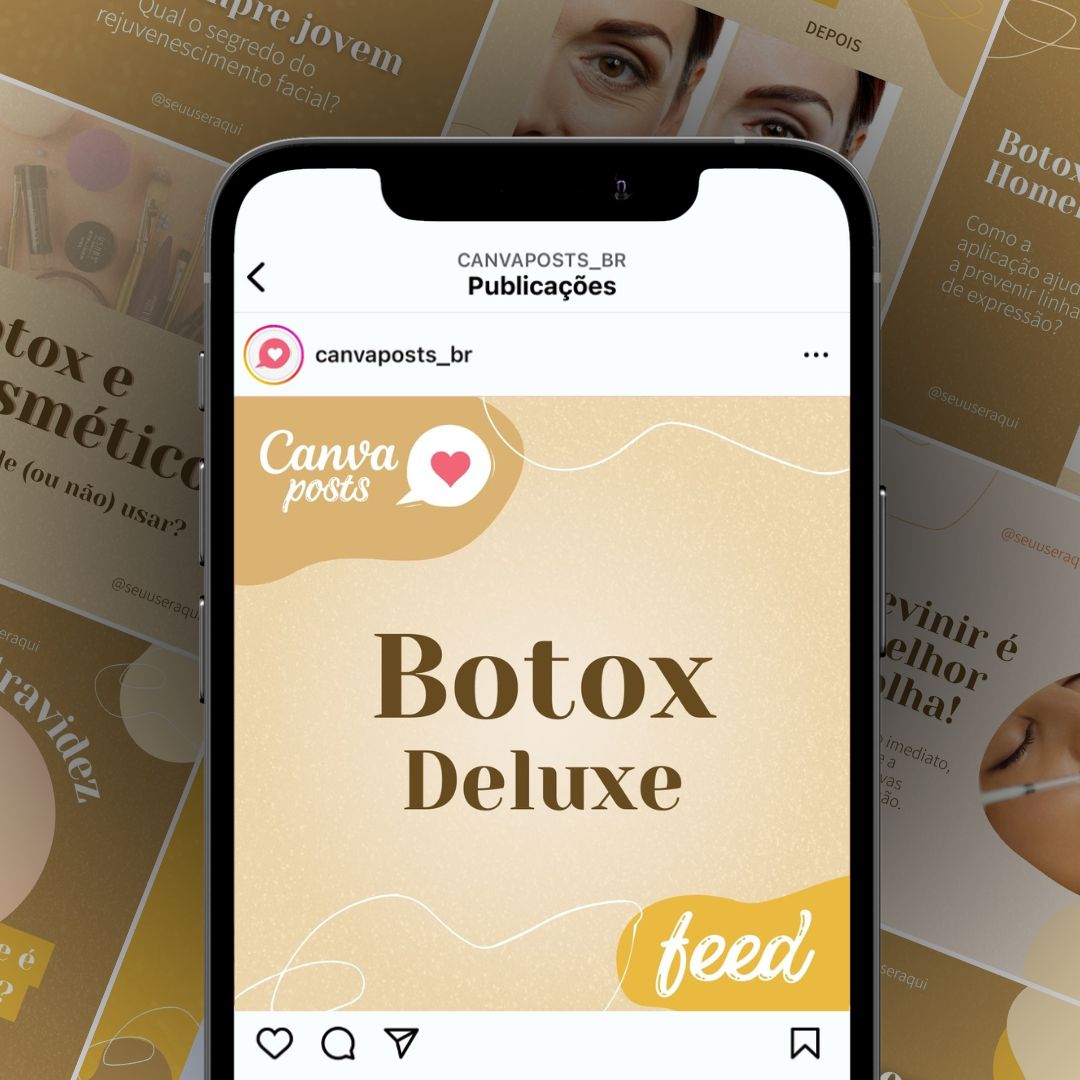 Canva Posts - BOTOX DELUXE - 110 Templates Feed - Canva Posts | Hot...