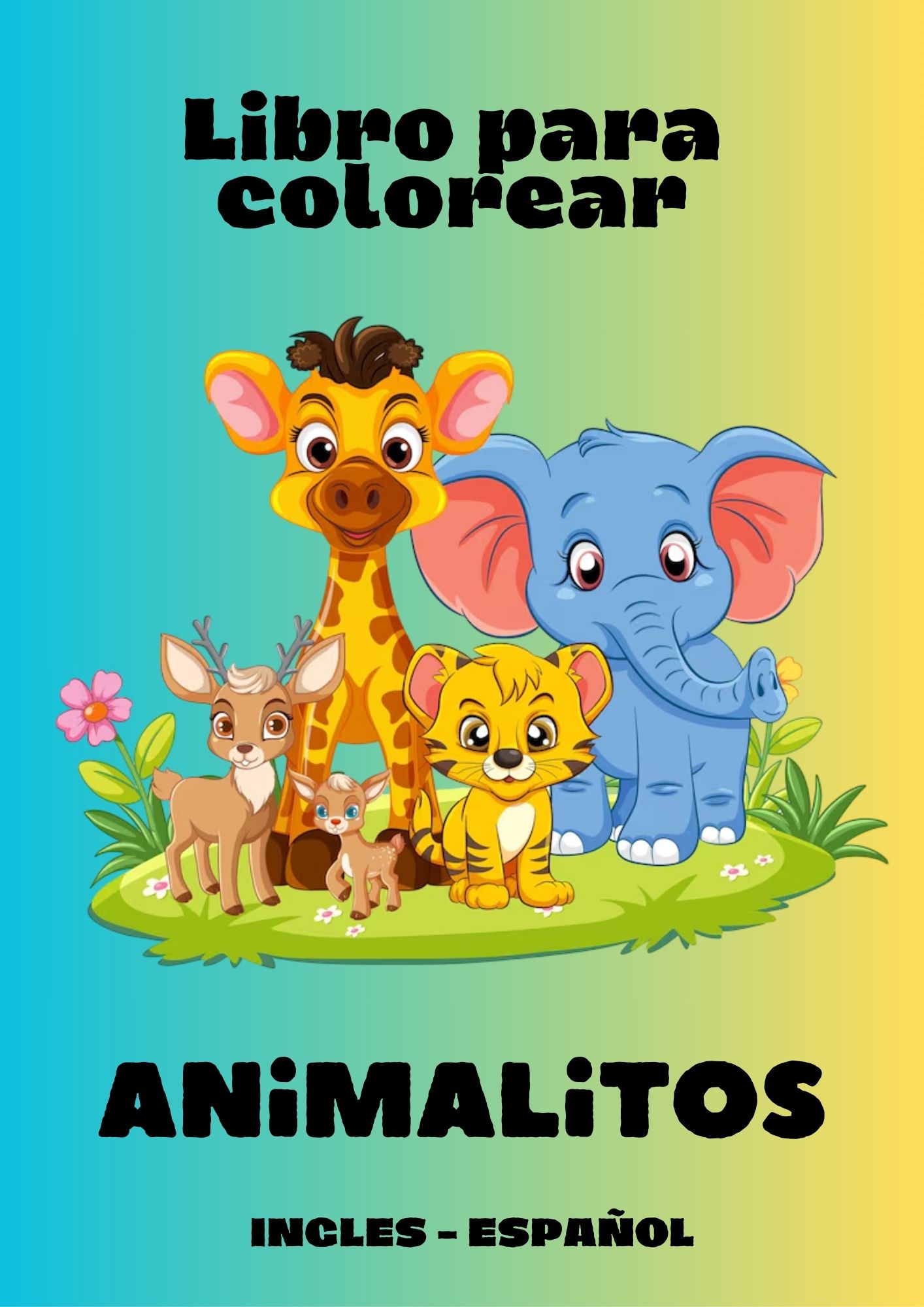 Libro Para colorear de Animales | Hotmart