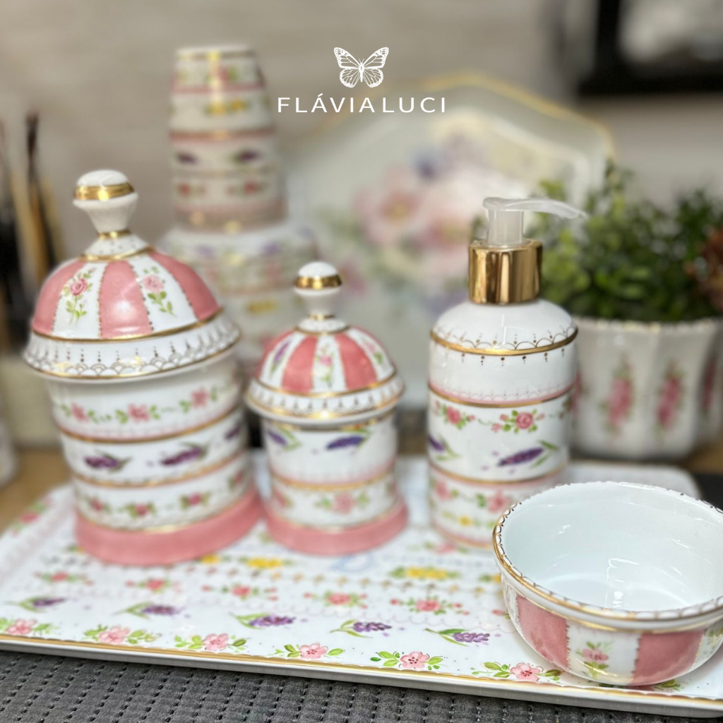 Curso on-line Flávia Luci - Identidade visual na porcelana - Flavi...