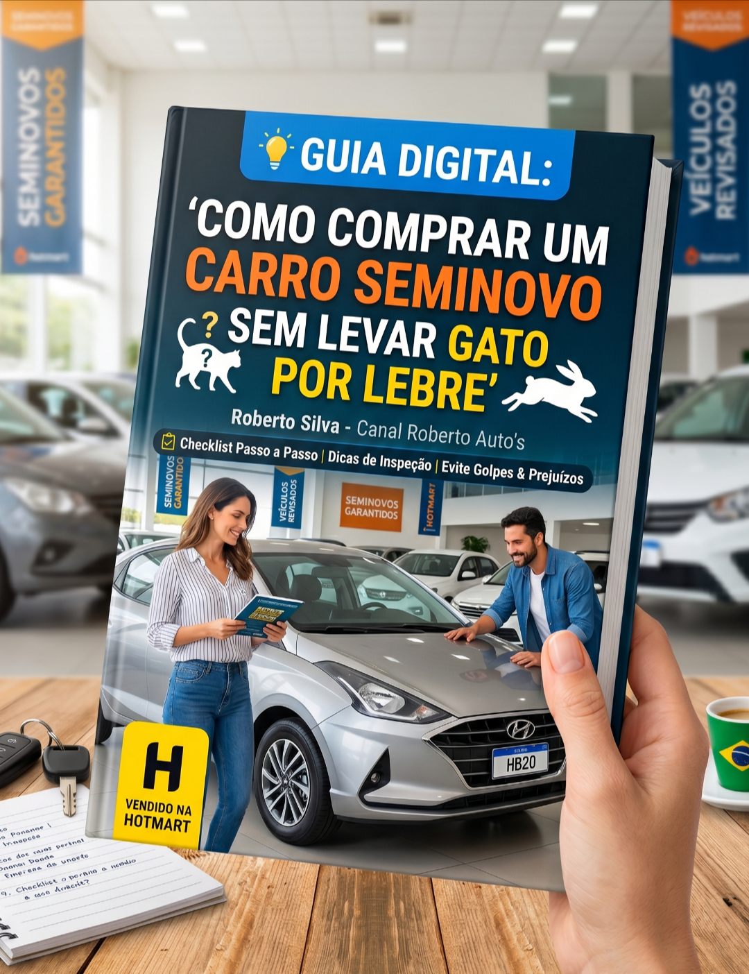 Capa do Guia Digital Como Comprar um Carro Seminovo