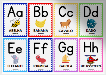 Flashcards alfabeto ilustrado - PDF - Nossa Horinha | Hotmart