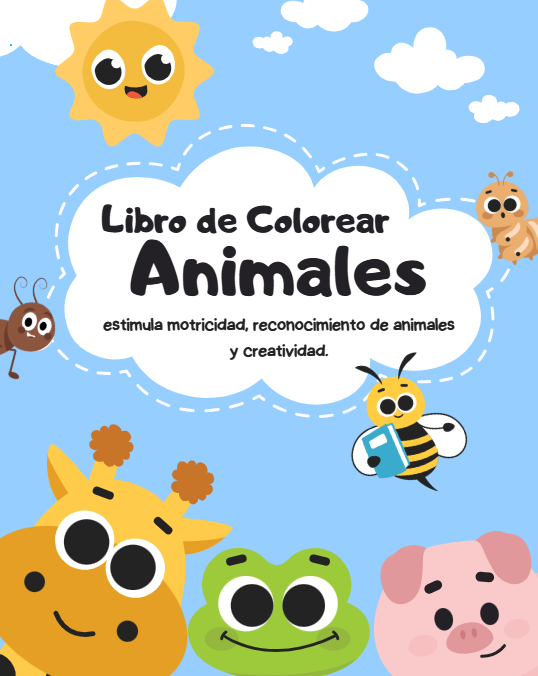 Mi Primer Libro de Animales para Colorear | Hotmart
