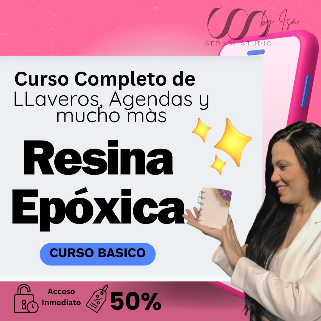 Curso Básico de Resina Epóxica. - Isabel Maria Rodriguez Rojas | Hotmart