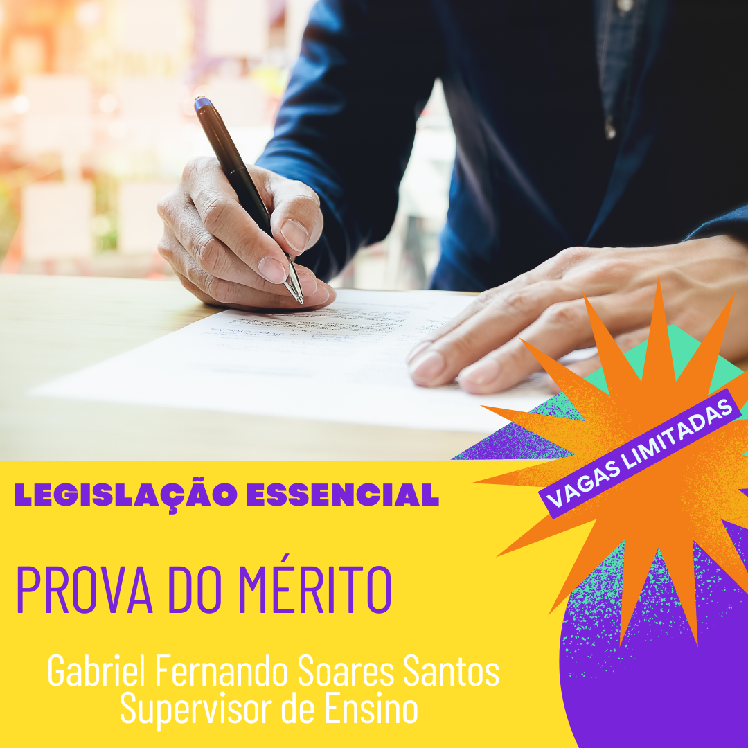 Aulas sobre legislação Essencial para Prova do Mérito SEDUC-SP( to...