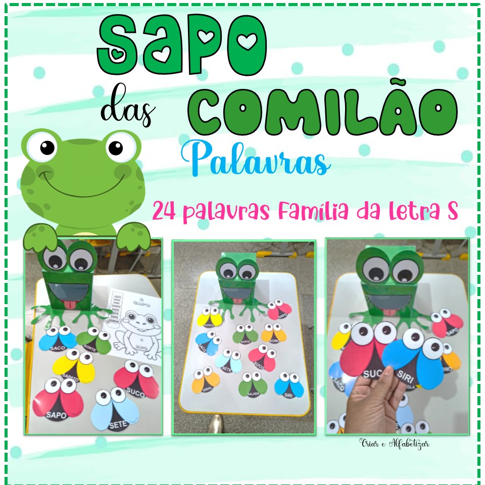 Sapo Comilão de Palavras - Professora Débora Fernandes | Hotmart