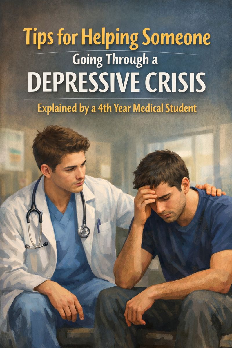 Tips for helping someone going through a depressive crisis by 4th y...