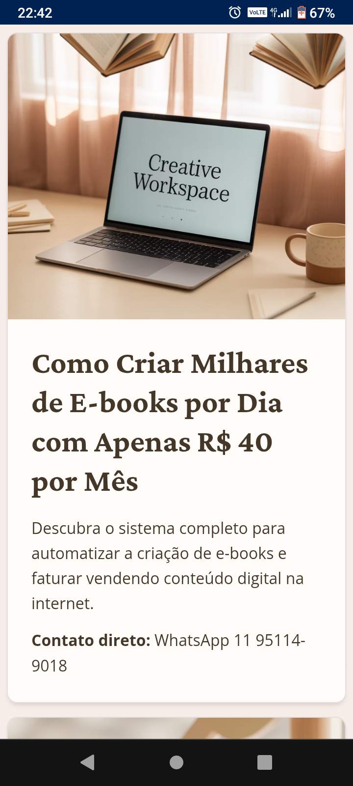 Curso em ebook passo a passo | Hotmart