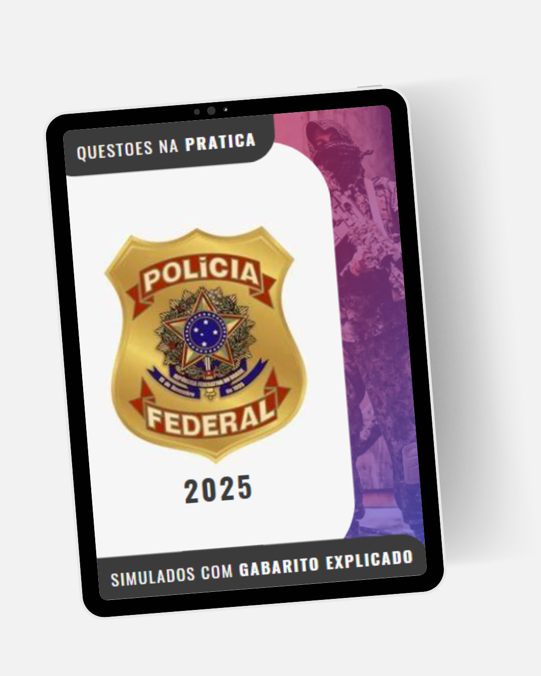 Combo de 5 simulados para a PF - Questões Na Prática | Hotmart