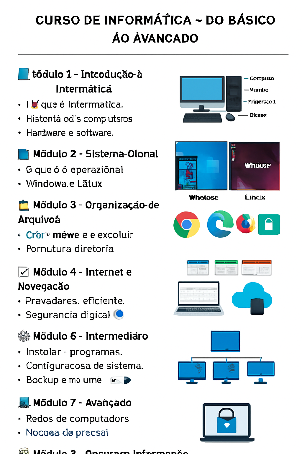 Curso de informática básico ao avançado
