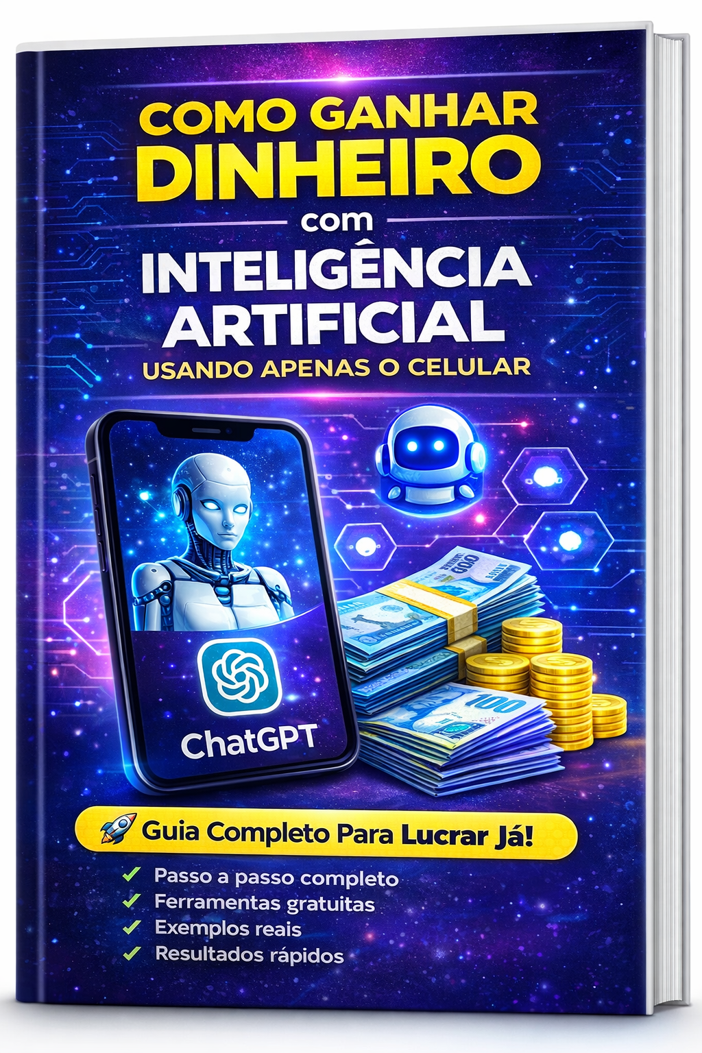 COMO GANHAR DINHEIRO INTELIGÊNCIA ARTIFICIAL usando só o celular