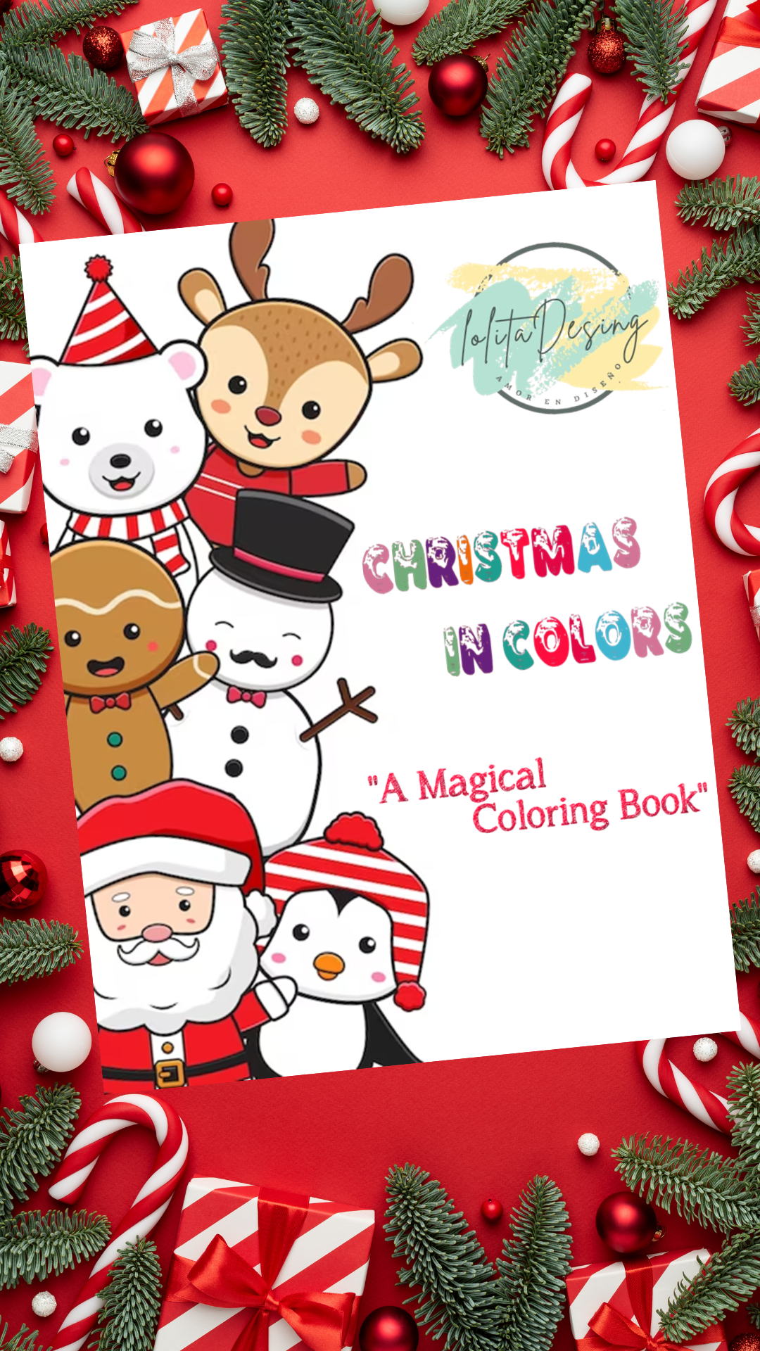 merry christmas coloring book
