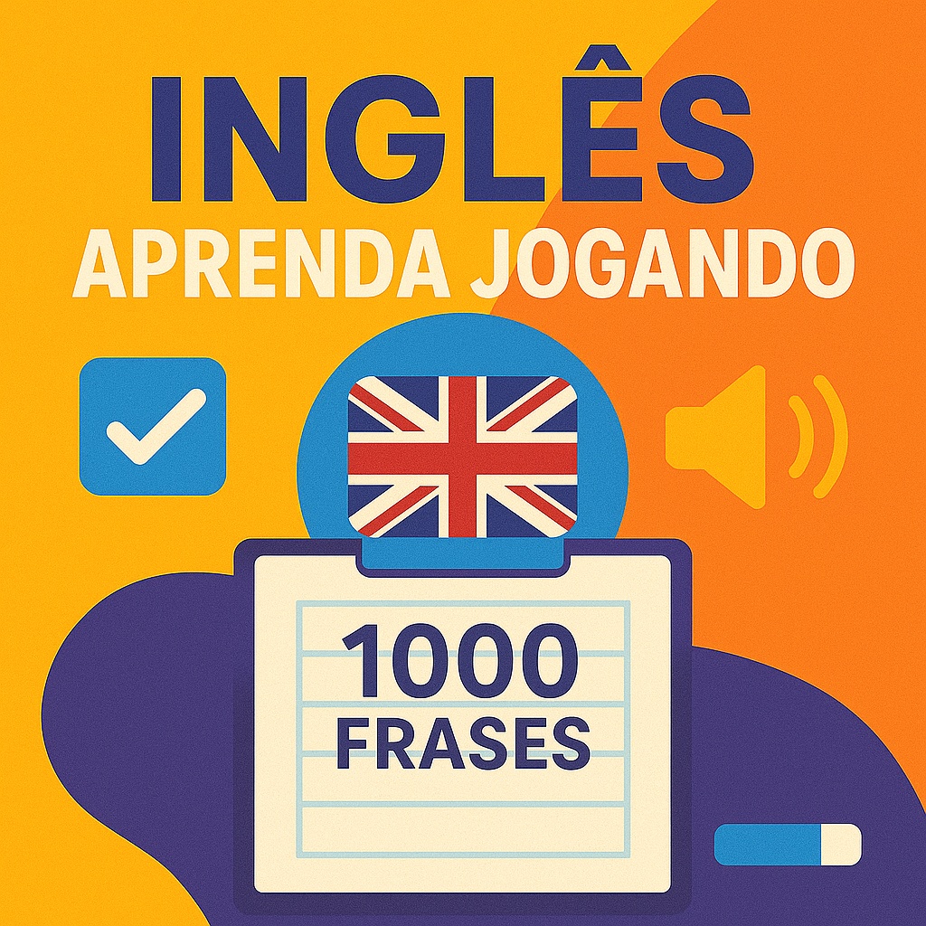 Aprenda Inglês Jogando: 1000 Frases, Flashcards e Áudio Interativo ...