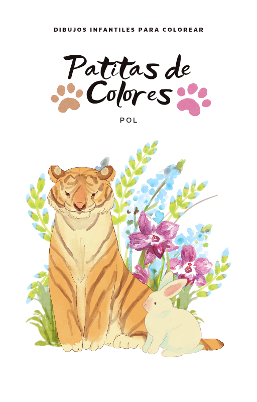 Libro de colorear animales en formato PDF para pequeños artistas