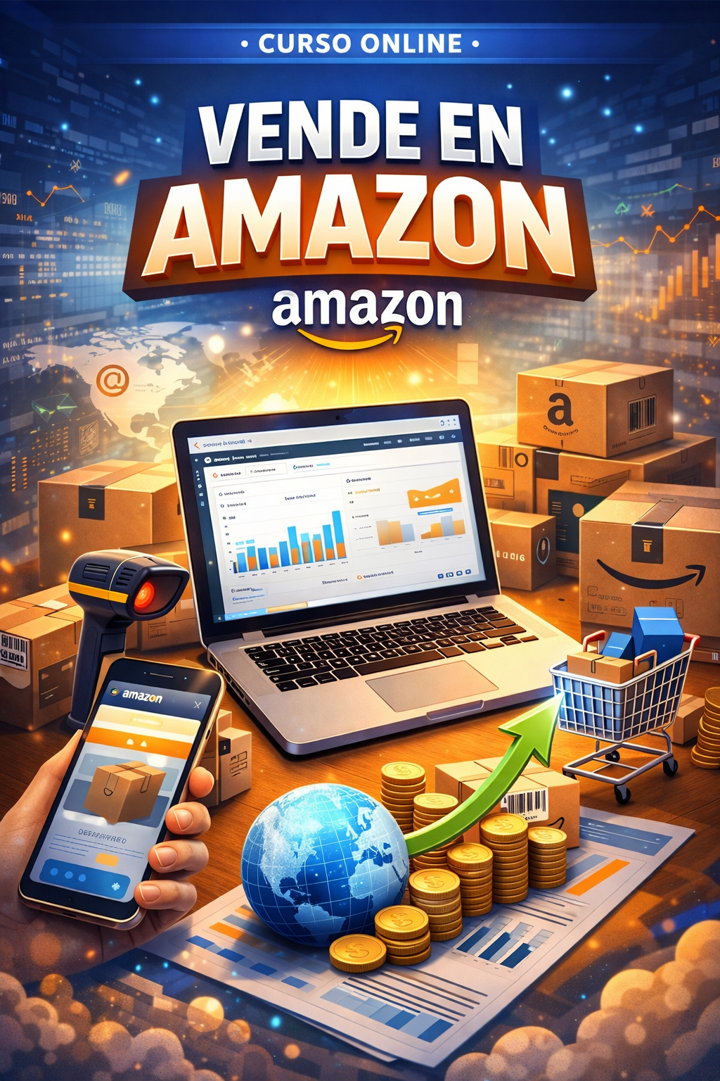 El método práctico para vender y generar ingresos con Amazon | Hotmart