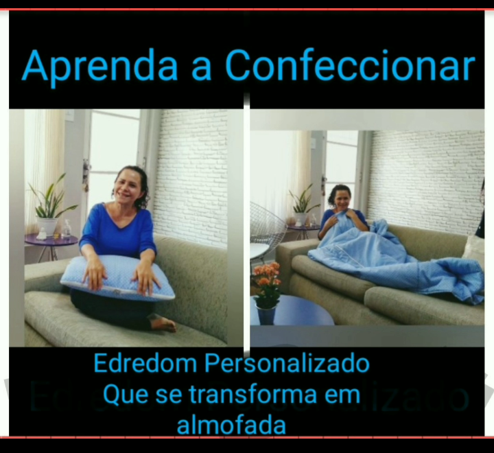 Aprenda a confeccionar Edredom Personalizado que se transforma em Almofada