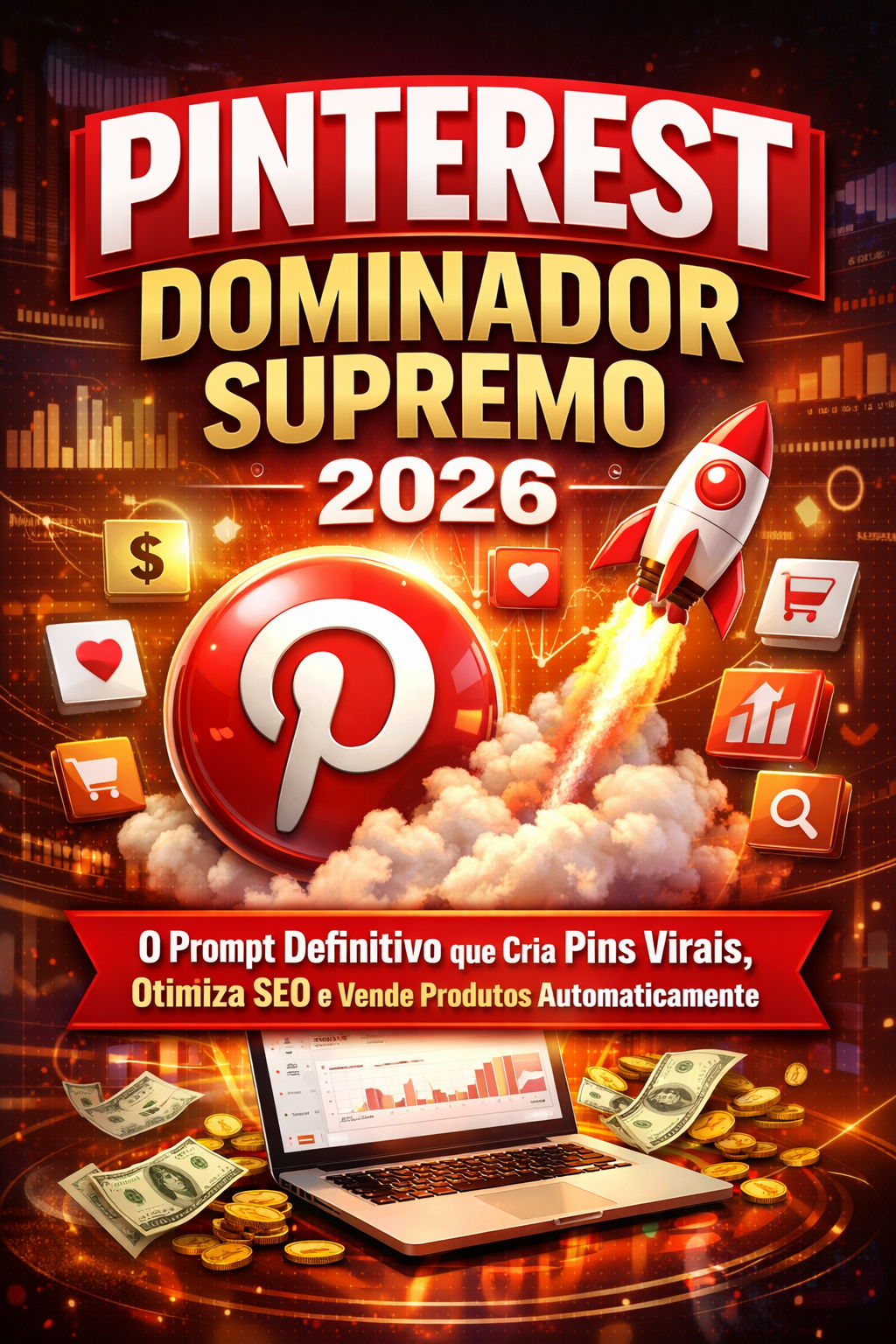 Promt Pinterest PINTEREST DOMINADOR SUPREMO 2026 - O Prompt que Cria Pins Virais Au...