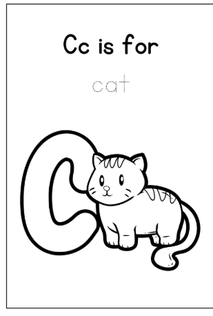 Coloring alphabet