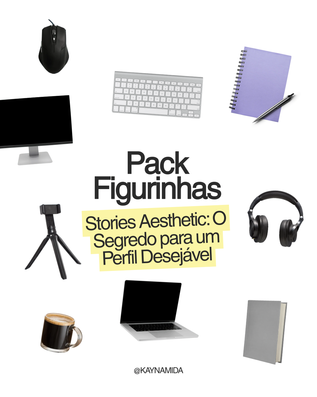 Pack Figurinhas Stories Aesthetic - Imagem do Produto