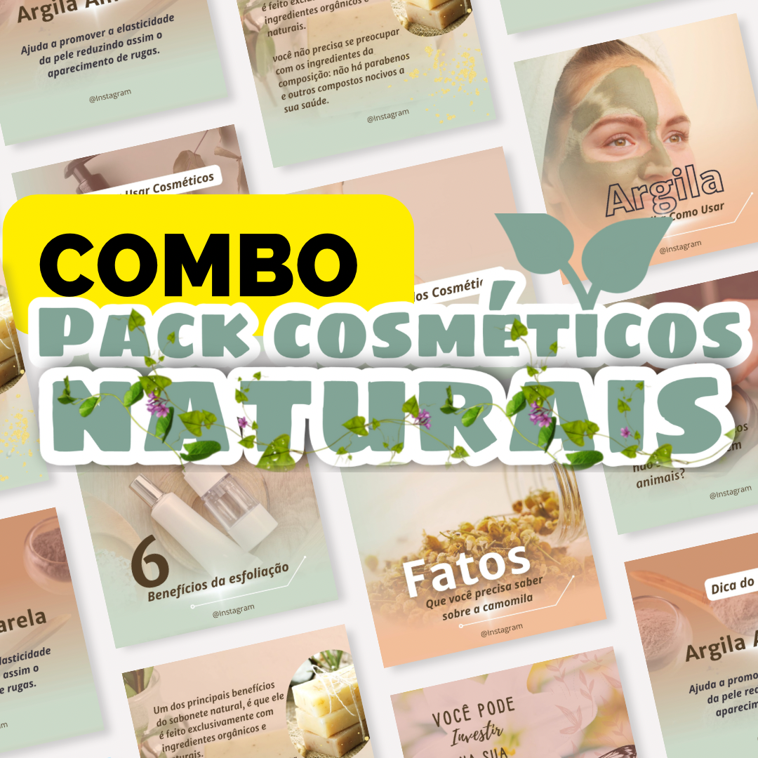 Combo Cosméticos Naturais - Isabela Teodoro | Hotmart